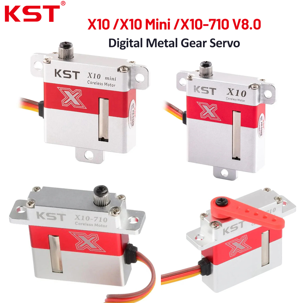 Rc Hobby Toys - KST X10/X10 มินิ/X10-710 V8.0 เซอร์โวเกียร์โลหะดิจิตอล 7.5
