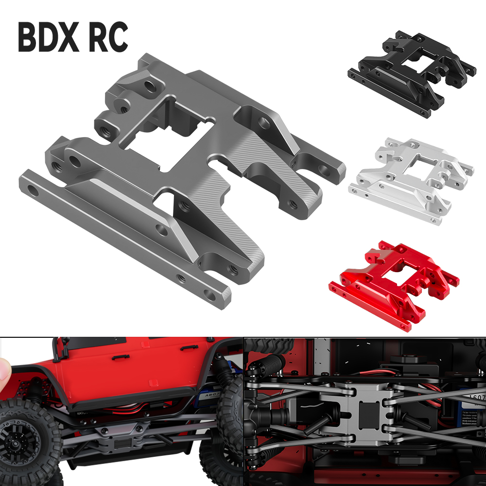 Rc Hobby Center - แผ่นกันกระแทกอะลูมิเนียมอัลลอยด์ BDX RC สำหรับยึดชุดเกียร์ ฐานรองเฟรมกลาง สำหรับรถ