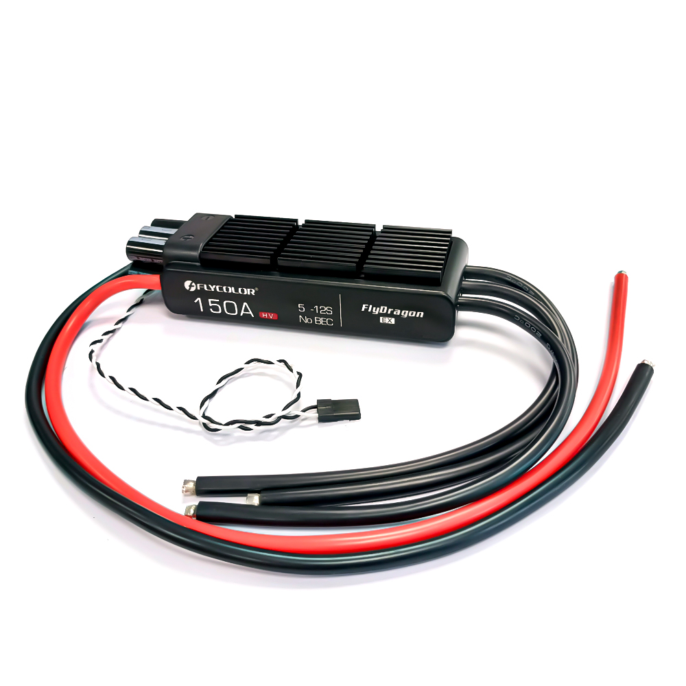 Jp Hobby-Rc - ฟลายคัลเลอร์ 150A ESC ตัวควบคุมความเร็วอิเล็กทรอนิกส์ 5-12S ESC
