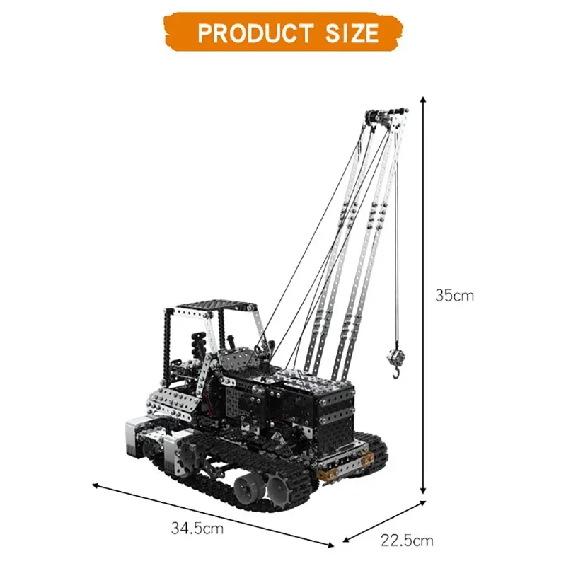 รถเครนโลหะประกอบเอง บังคับวิทย - Rc Hobby Toys บทวิจารณ์และราคา