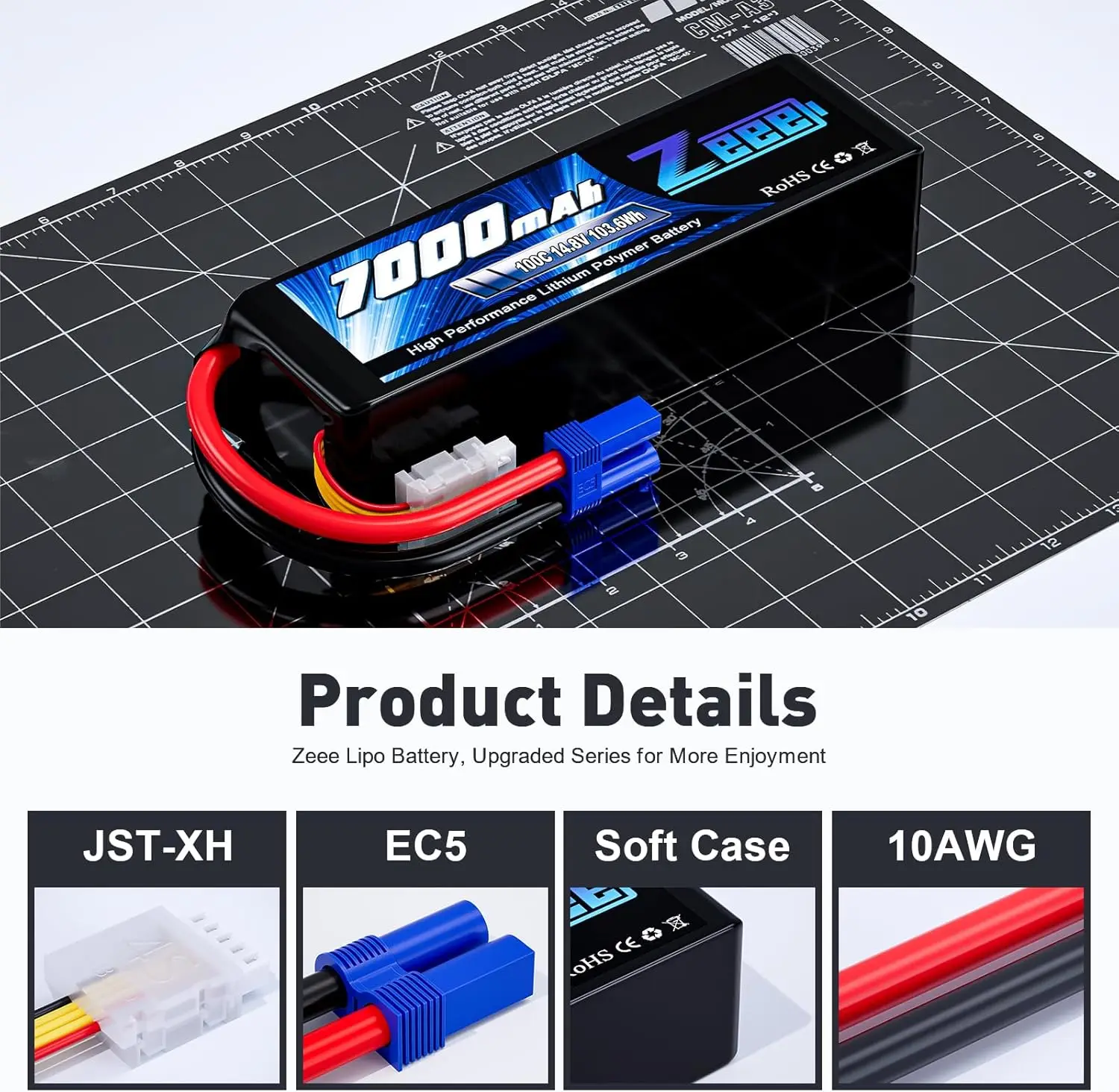 Zeee 4S 7000mAh FPV Drone แบตเ - Rc Hobby Land บทวิจารณ์และราคา