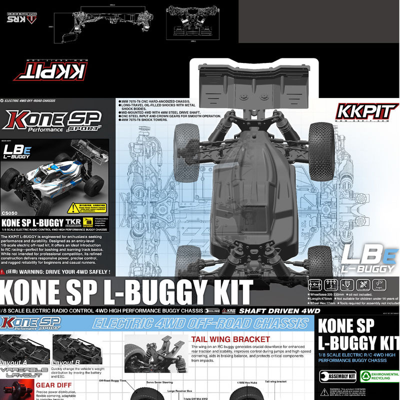 รถบั๊กกี้วิบากไฟฟ้า KKPIT 1/8  - Rc Hobby Land บทวิจารณ์และราคา